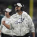 Nick Sirianni's Eagles have won the turnover battle in five straight games (all wins) and are 23-1 when they do so in his tenure. (AP Photo/Julio Cortez)