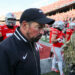 Ohio State Buckeyes coach Ryan Day walks off the field after the Buckeyes' latest loss to Michigan. (Ian Johnson/Getty Images)