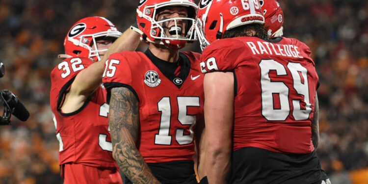 The Georgia Bulldogs are right back in the thick of things after a win over Tennessee. (Jeffrey Vest/Icon Sportswire via Getty Images)