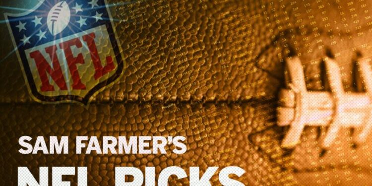 NFL logo for Sam Farmer picks