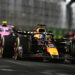 LAS VEGAS, NEVADA - NOVEMBER 23: Max Verstappen of the Netherlands driving the (1) Oracle Red Bull Racing RB20 on track during the F1 Grand Prix of Las Vegas at Las Vegas Strip Circuit on November 23, 2024 in Las Vegas, Nevada. (Photo by Rudy Carezzevoli/Getty Images)