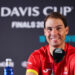 Nadal during Monday’s press conference. (Matt McNulty/Getty Images for ITF)