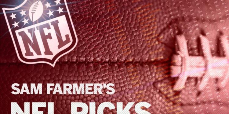 NFL logo for Sam Farmer picks