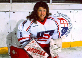 <span>Kelly Dyer during her time with Team USA.</span><span>Photograph: Kelly Dyer</span>