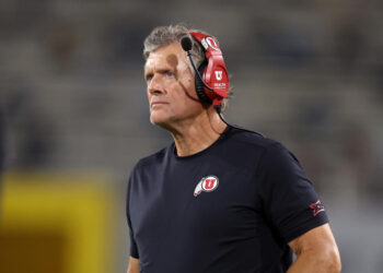 Kyle Whittingham will decide about his future at Utah after this season is over. (Chris Coduto/Getty Images)