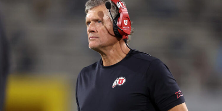 Kyle Whittingham will decide about his future at Utah after this season is over. (Chris Coduto/Getty Images)