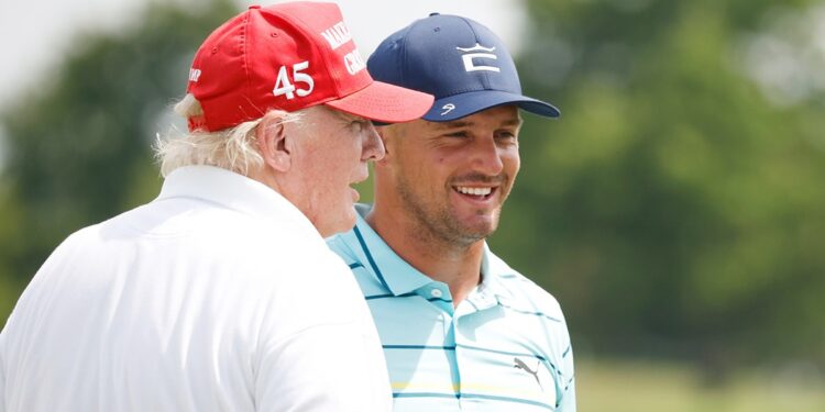 Donald Trump and Bryson DeChambeau