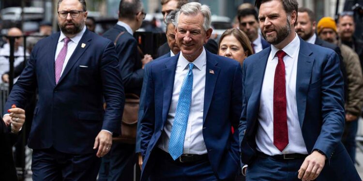 JD Vance and Tommy Tuberville in NYC