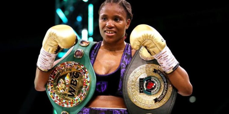 Caroline Dubois celebrates after beating Maira Moneo in August