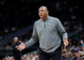 Doc Rivers has a five-figure fine on top of his Bucks' loss to the Hornets. (John Fisher/Getty Images)