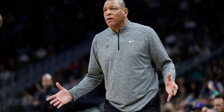 Doc Rivers has a five-figure fine on top of his Bucks' loss to the Hornets. (John Fisher/Getty Images)