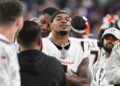 Ja'Marr Chase on the Bengals sideline