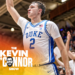 DURHAM, NORTH CAROLINA - NOVEMBER 16: Cooper Flagg #2 of the Duke Blue Devils watches his three-point attempt during the game against the Wofford Terriers at Cameron Indoor Stadium on November 16, 2024 in Durham, North Carolina. The Blue Devils won 86-35. (Photo by Grant Halverson/Getty Images)