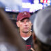 BATON ROUGE, LOUISIANA - NOVEMBER 9: Head coach Kalen DeBoer of the Alabama Crimson Tide is interviewed after the game against the LSU Tigers at Tiger Stadium on November 9, 2024 in Baton Rouge, Louisiana. (Photo by Aric Becker/ISI Photos/Getty Images)