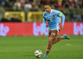 BRUSSELS, BELGIUM - OCTOBER 14: Youri Tielemans (8) of Belgium pictured during a soccer game between the national teams of Belgium, called the Red Devils and France, called les Bleus in the fourth game in group A2 in the UEFA Nations League , on Monday 14 October 2024  in Brussels , Belgium (Photo by Isosport/MB Media/Getty Images)