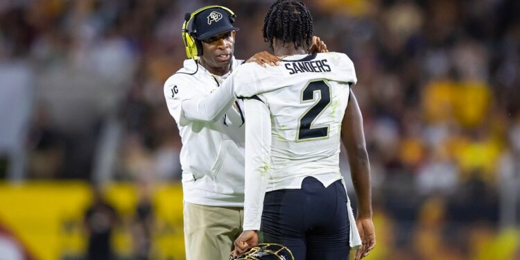 Deion and Shedeur Sanders talk