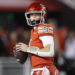 SALT LAKE CITY, UT - NOVEMBER 9:  Brandon Rose #8 of the Utah Utes warmups before their game against the Brigham Young Cougars at Rice-Eccles Stadium on November 9, 2024 in Salt Lake City, Utah.(Photo by Chris Gardner/Getty Images)