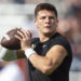 AUBURN, ALABAMA - NOVEMBER 02: Quarterback Diego Pavia #2 of the Vanderbilt Commodores prior to the game Auburn Tigers at Jordan-Hare Stadium on November 02, 2024 in Auburn, Alabama. (Photo by Michael Chang/Getty Images)