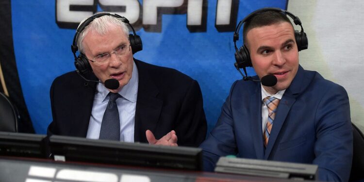 Hubie Brown and Ryan Ruocco call NBA game