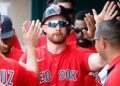 Jonathan Lucroy with the Red Sox