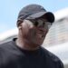 Michael Jordan, NBA Hall of Famer and co-owner of 23XI Racing, walks the grid prior to the NASCAR Cup Series Straight Talk Wireless 400 at Homestead-Miami Speedway on Oct. 27, 2024 in Homestead, Florida.