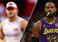 Nick Bosa and LeBron James