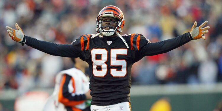 Ochocinco celebrating