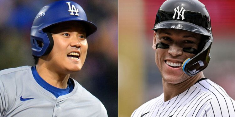 Shohei Ohtani and Aaron Judge