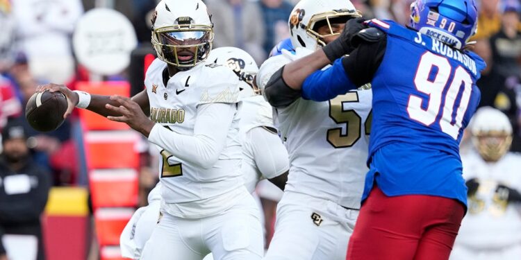 Shedeur Sanders against Kansas