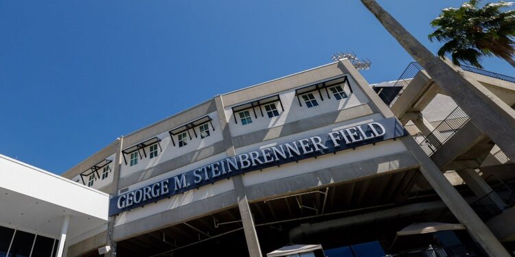 General view of Steinbrenner Field