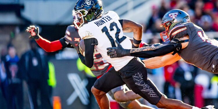 Travis Hunter against Texas Tech