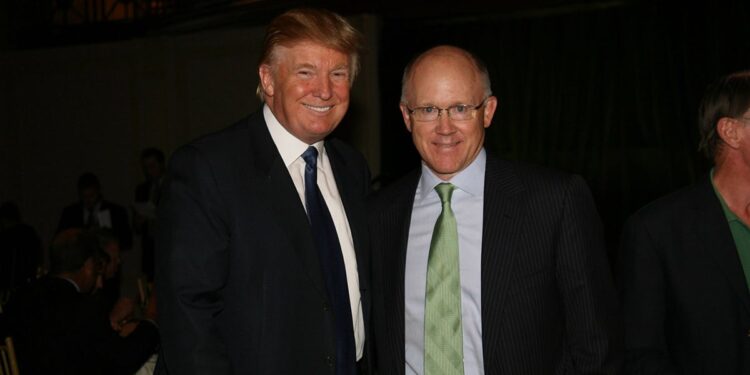 Donald Trump and Woody Johnson