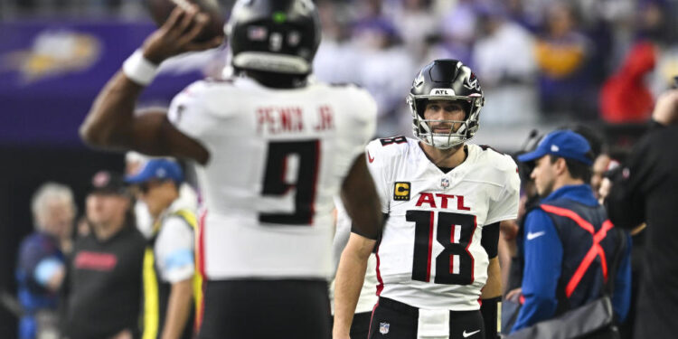 Will the Falcons make a quarterback change from Kirk Cousins to Michael Penix Jr? (Stephen Maturen/Getty Images)