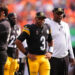 Pittsburgh Steelers quarterback Russell Wilson (3) is a candidate to start for the first time since Week 1. Mandatory Credit: Ron Chenoy-Imagn Images