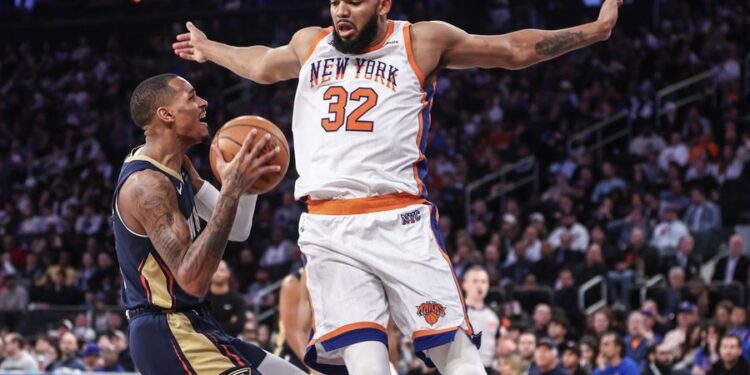 NBA: New Orleans Pelicans at New York Knicks