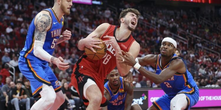 NBA: Oklahoma City Thunder at Houston Rockets