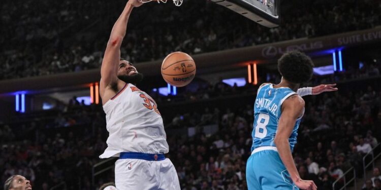 NBA: Charlotte Hornets at New York Knicks