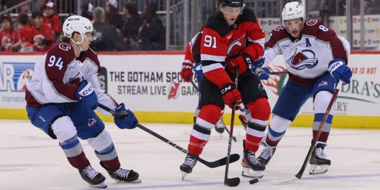 NHL: Colorado Avalanche at New Jersey Devils