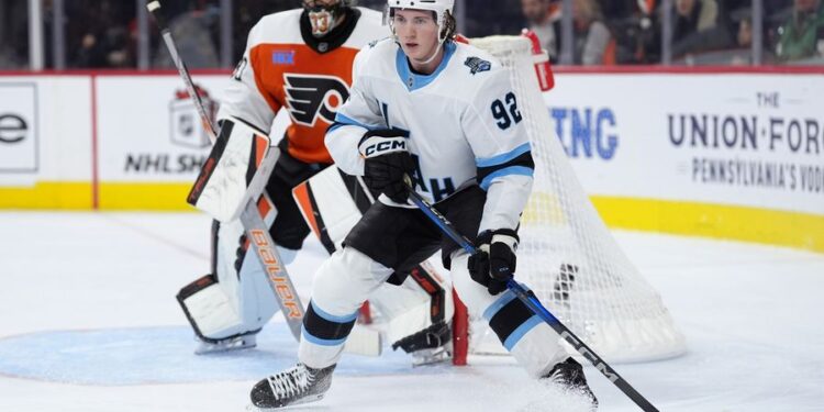 NHL: Utah at Philadelphia Flyers