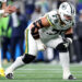 SEATTLE, WASHINGTON - DECEMBER 15: Sean Rhyan #75 of the Green Bay Packers in action against the Seattle Seahawks at Lumen Field on December 15, 2024 in Seattle, Washington. (Photo by Steph Chambers/Getty Images)