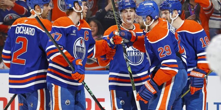 NHL: Vegas Golden Knights at Edmonton Oilers