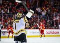 NHL: Boston Bruins at Calgary Flames