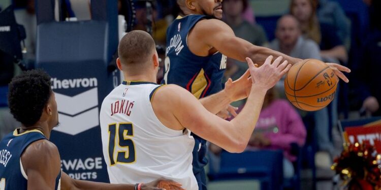 NBA: Denver Nuggets at New Orleans Pelicans