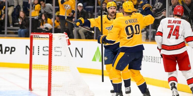 NHL: Carolina Hurricanes at Nashville Predators