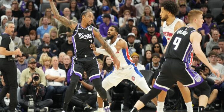 NBA: Detroit Pistons at Sacramento Kings