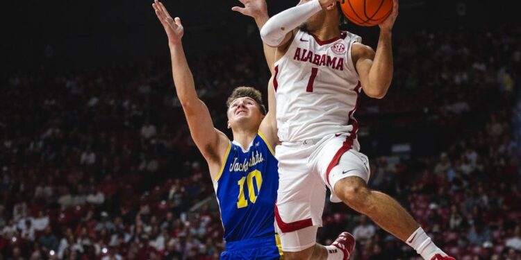 NCAA Basketball: South Dakota State at Alabama