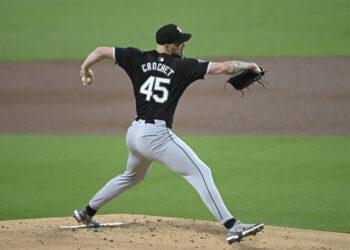 Garrett Crochet was an All-Star for the White Sox in his first year as a starter. (Photo by Denis Poroy/Getty Images)