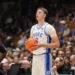 DURHAM, NORTH CAROLINA - NOVEMBER 29: Cooper Flagg #2 of the Duke Blue Devils looks to inbound the ball during the game against the Seattle Redhawks at Cameron Indoor Stadium on November 29, 2024 in Durham, North Carolina. (Photo by Grant Halverson/Getty Images)