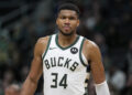 Giannis Antetokounmpo is 'pissed' about Milwaukee's Christmas schedule snub. But he also sees the bright side. (Jeff Hanisch-Imagn Images)