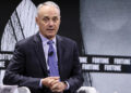 NEW YORK, NEW YORK - NOVEMBER 11: Rob Manfred, Commissioner, Major League Baseball speaks onstage during the Growing the Game panel, at the Fortune Global Forum on November 11, 2024 in New York City. (Photo by Jemal Countess/Getty Images for Fortune Media)